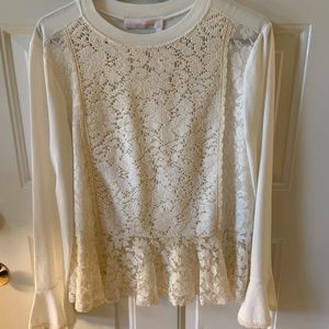 See By Chloe Bohemian Lace knit top